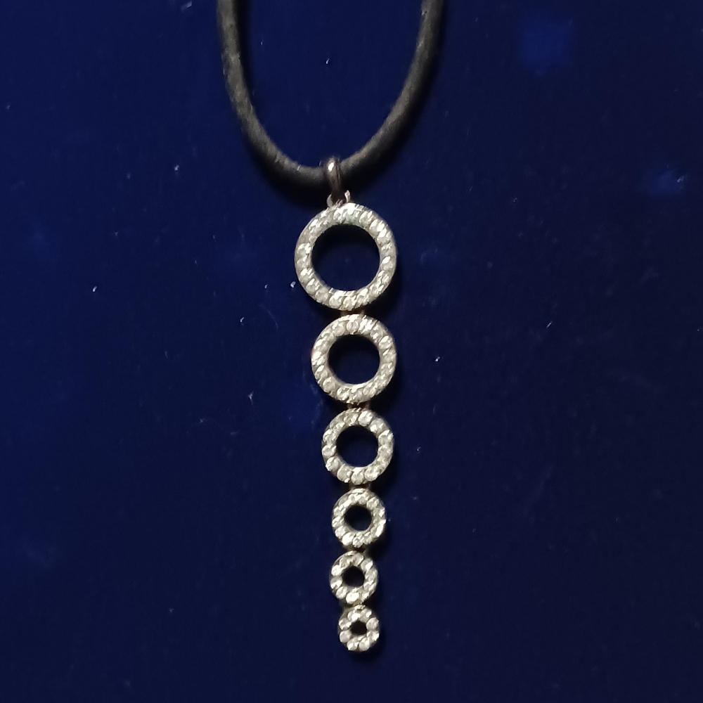 6 Drop Rhinestone Choker